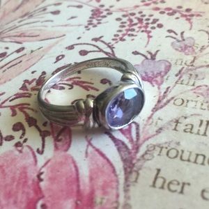 Sterling silver .925 Amethyst ring